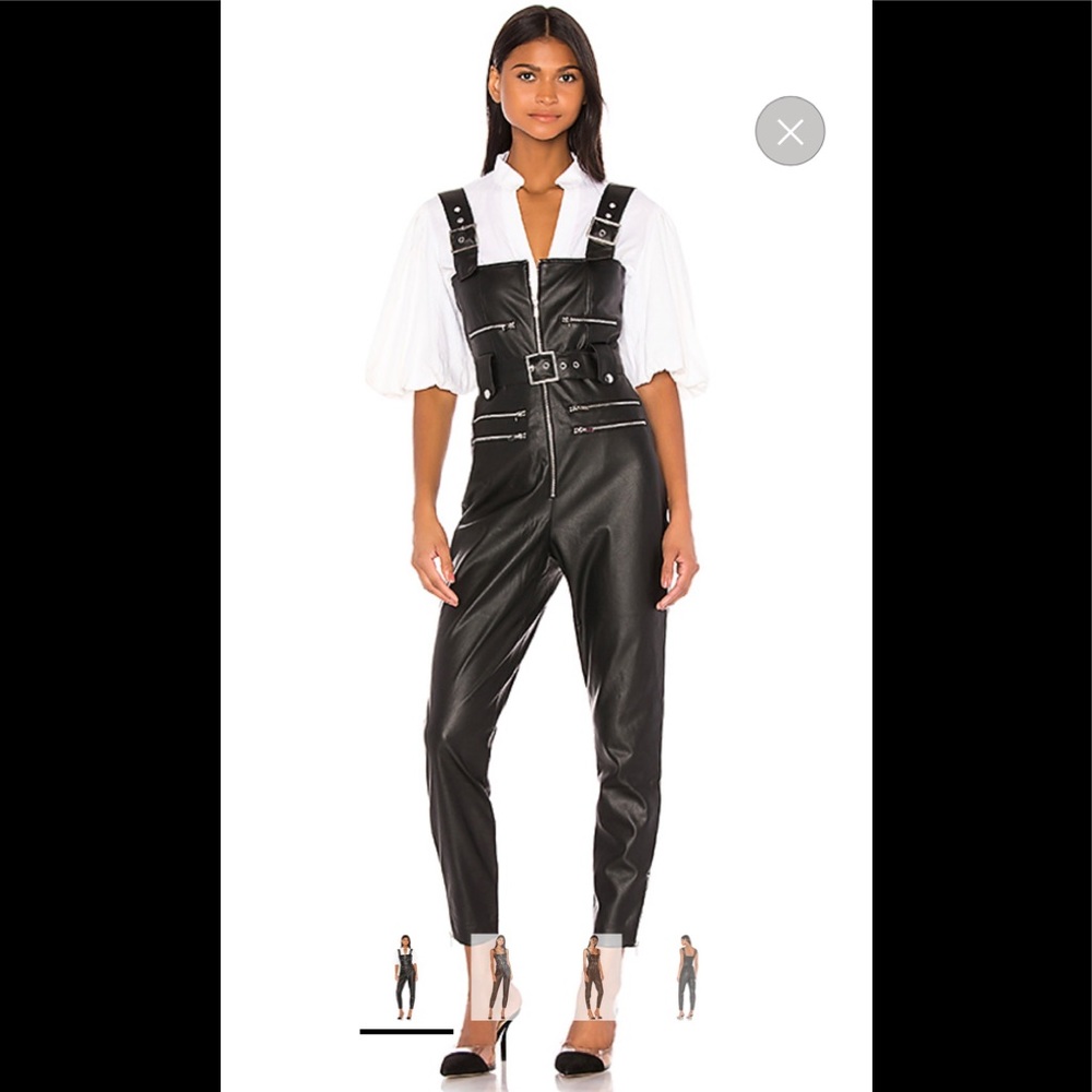 WeWoreWhat vegan overalls